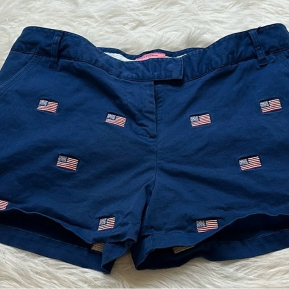 Castaway Sailing Patriotic American Flag Embroidered Shorts🇺🇸🇺🇸🇺🇸